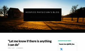 Hospicephysician.wordpress.com thumbnail