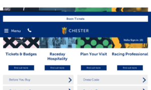 Hospitality.chester-races.co.uk thumbnail