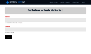 Hospitaljobsinc.com thumbnail