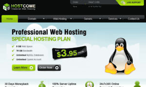 Hostcome.com thumbnail