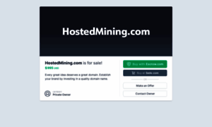 Hostedmining.com thumbnail