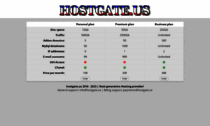 Hostgate.us thumbnail