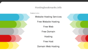Hostingbookmarks.info thumbnail