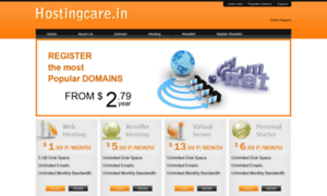 Hostingcare.in thumbnail
