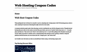 Hostingcouponcode.com thumbnail