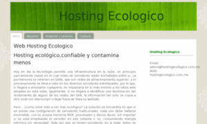 Hostingecologico.com.mx thumbnail