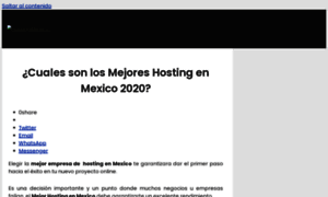 Hostingmexico1.com thumbnail