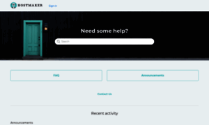 Hostmakersupport1554716683.zendesk.com thumbnail