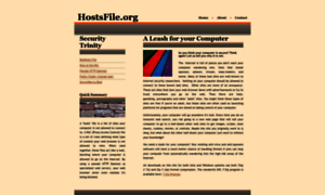 Hostsfile.org thumbnail