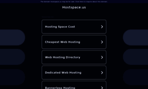 Hostspace.us thumbnail