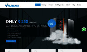 Hosttheweb.in thumbnail