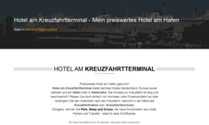 Hotel-am-kreuzfahrtterminal.de thumbnail