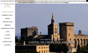 Hotel-avignon-horloge.com thumbnail