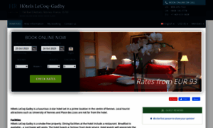 Hotel-le-coq-gadby-rennes.h-rez.com thumbnail