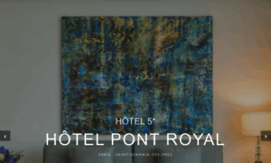 Hotel-pont-royal.com thumbnail