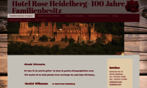 Hotel-rose-heidelberg.com thumbnail