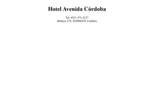 Hotelavenidacordoba.com.ar thumbnail
