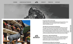 Hotelbahnhofzermatt.com thumbnail