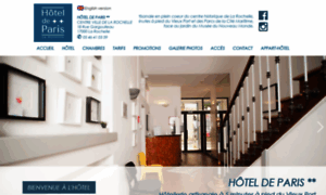 Hoteldeparislarochelle.com thumbnail