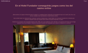 Hotelfundador.pe thumbnail