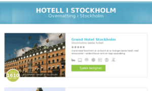 Hotell-stockholm.org thumbnail