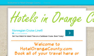 Hotelorangecounty.com thumbnail