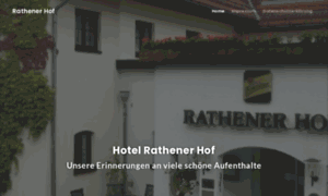 Hotelrathenerhof.de thumbnail