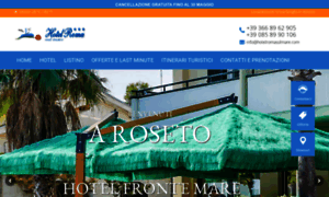 Hotelromasulmare.com thumbnail