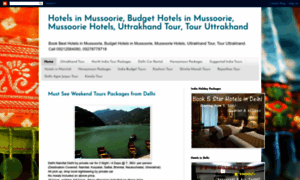 Hotels-in-mussoorie.blogspot.com thumbnail