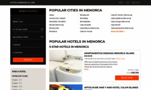 Hotels-menorca.com thumbnail