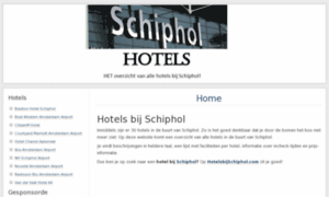 Hotelsbijschiphol.com thumbnail