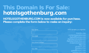 Hotelsgothenburg.com thumbnail