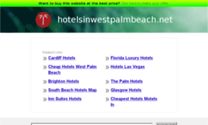Hotelsinwestpalmbeach.net thumbnail