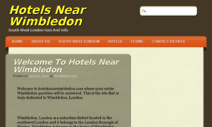 Hotelsnearwimbledon.com thumbnail