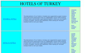 Hotelsofturkey.net thumbnail