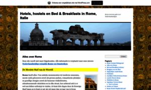 Hotelsrome.wordpress.com thumbnail