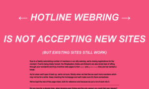 Hotlinewebring.club thumbnail