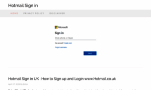 Hotmail-signin.co.uk thumbnail