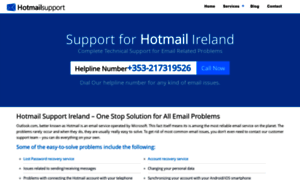 Hotmail.irelandsupportnumber.com thumbnail