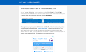 Hotmailabrircorreo.com.mx thumbnail