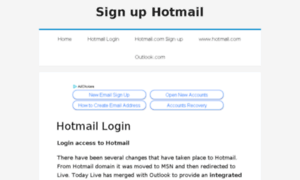 Hotmailcreateaccount.com thumbnail