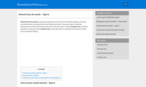Hotmailiniciodesesion.com.mx thumbnail