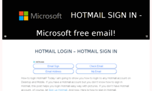 Hotmailloginentrar.com thumbnail