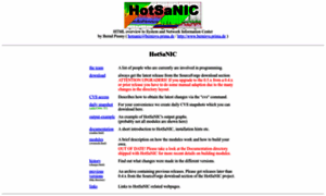Hotsanic.sourceforge.net thumbnail