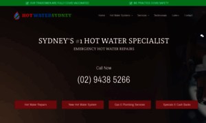 Hotwatersydney.com.au thumbnail