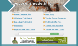 Housecentipede.info thumbnail