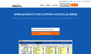 Houseflippingspreadsheet.com thumbnail