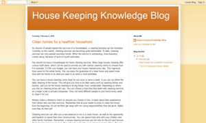 Housekeeping-knowledge.blogspot.com thumbnail