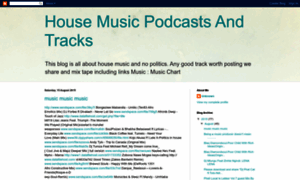 Housemusicpodcastsandtracks.blogspot.co.za thumbnail