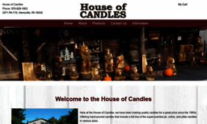 Houseofcandles.com thumbnail